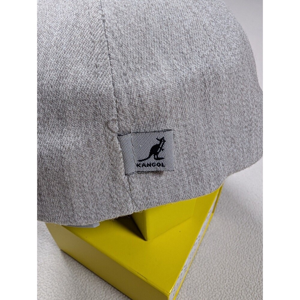 Kangol Wool Flexfit Baseball Hat Fitted Heather Gray Size L/XL Embroidered Logo - Picture 5 of 9